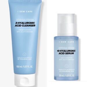 🌷 I Dew Care Hydra Vibes - Hyaluronic Acid Cleanser & Serum New Full Size